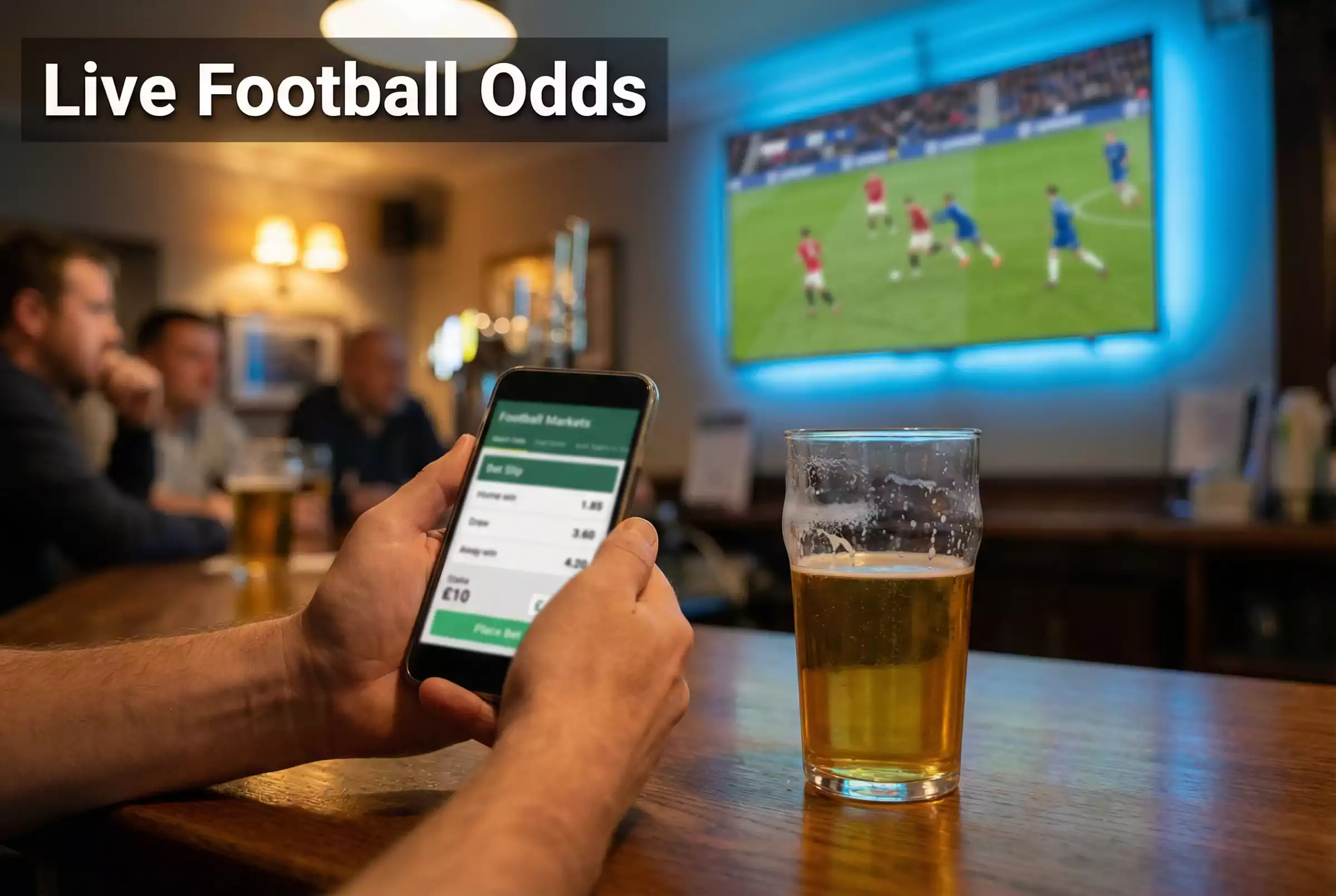 Sports betting markets and odds at UK bookmakers